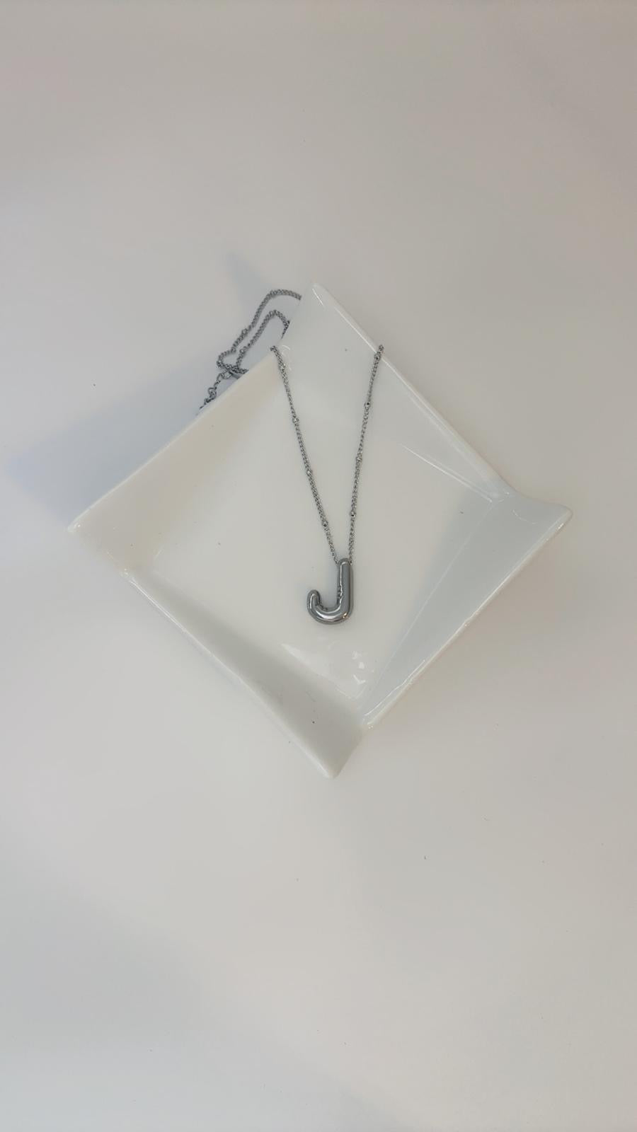 Initial Silver Necklace