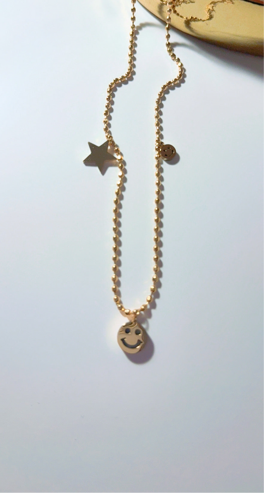 Happy Face Necklace