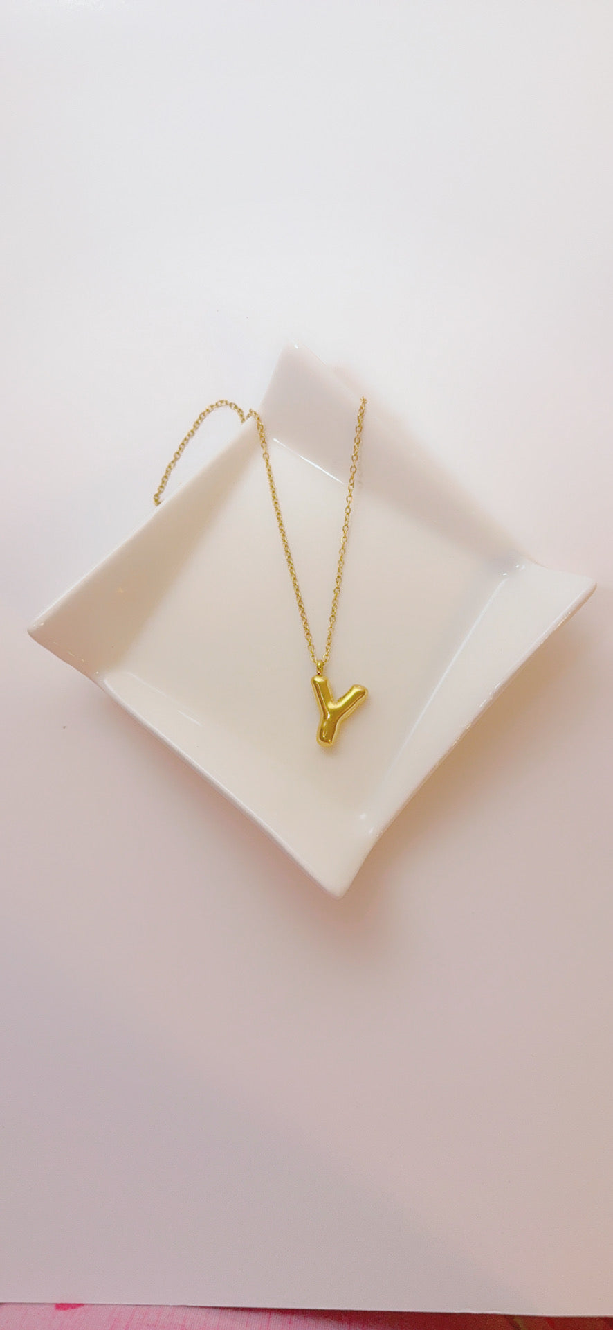 Initial Gold Necklace