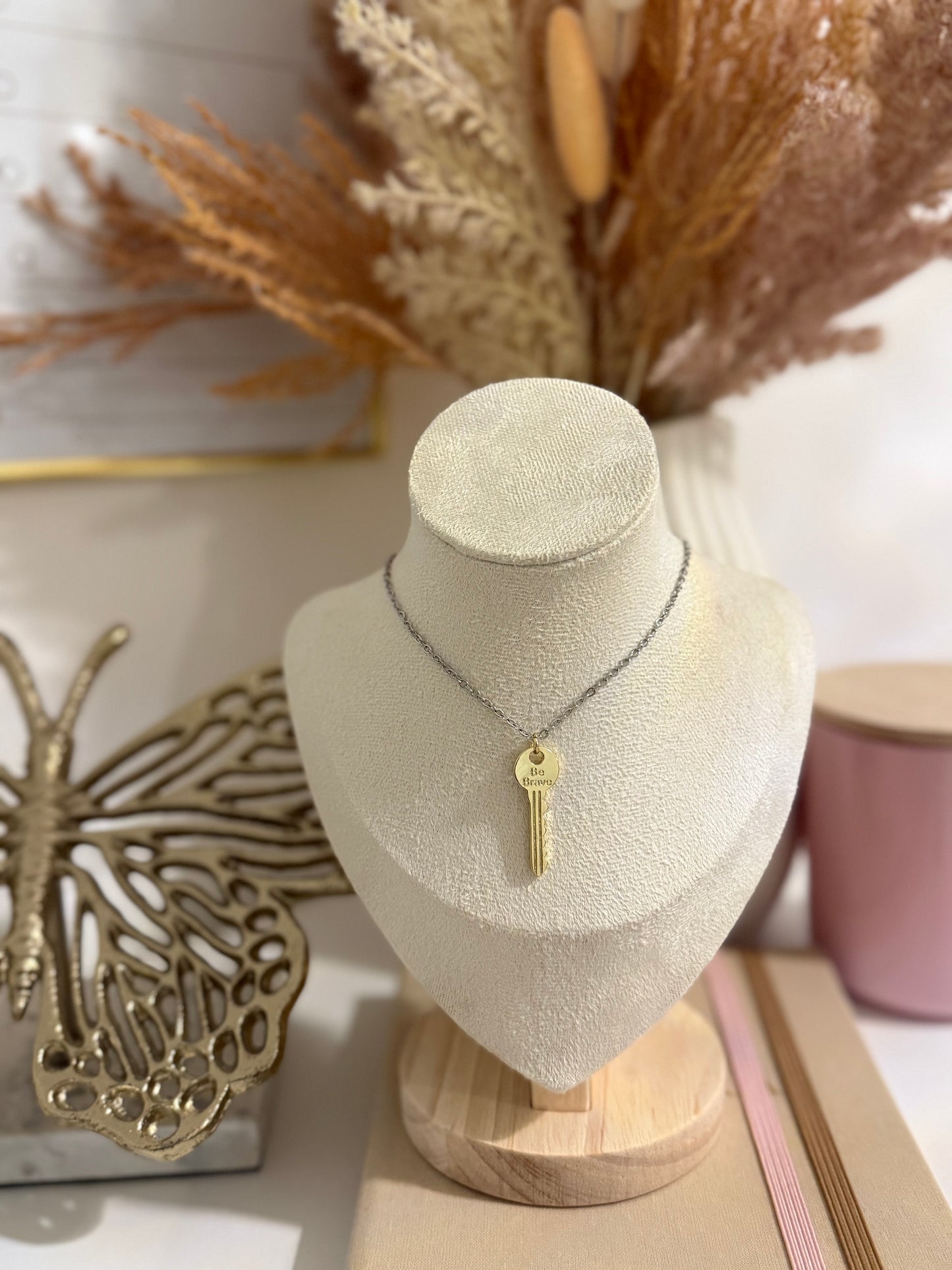 Brave Key Necklace