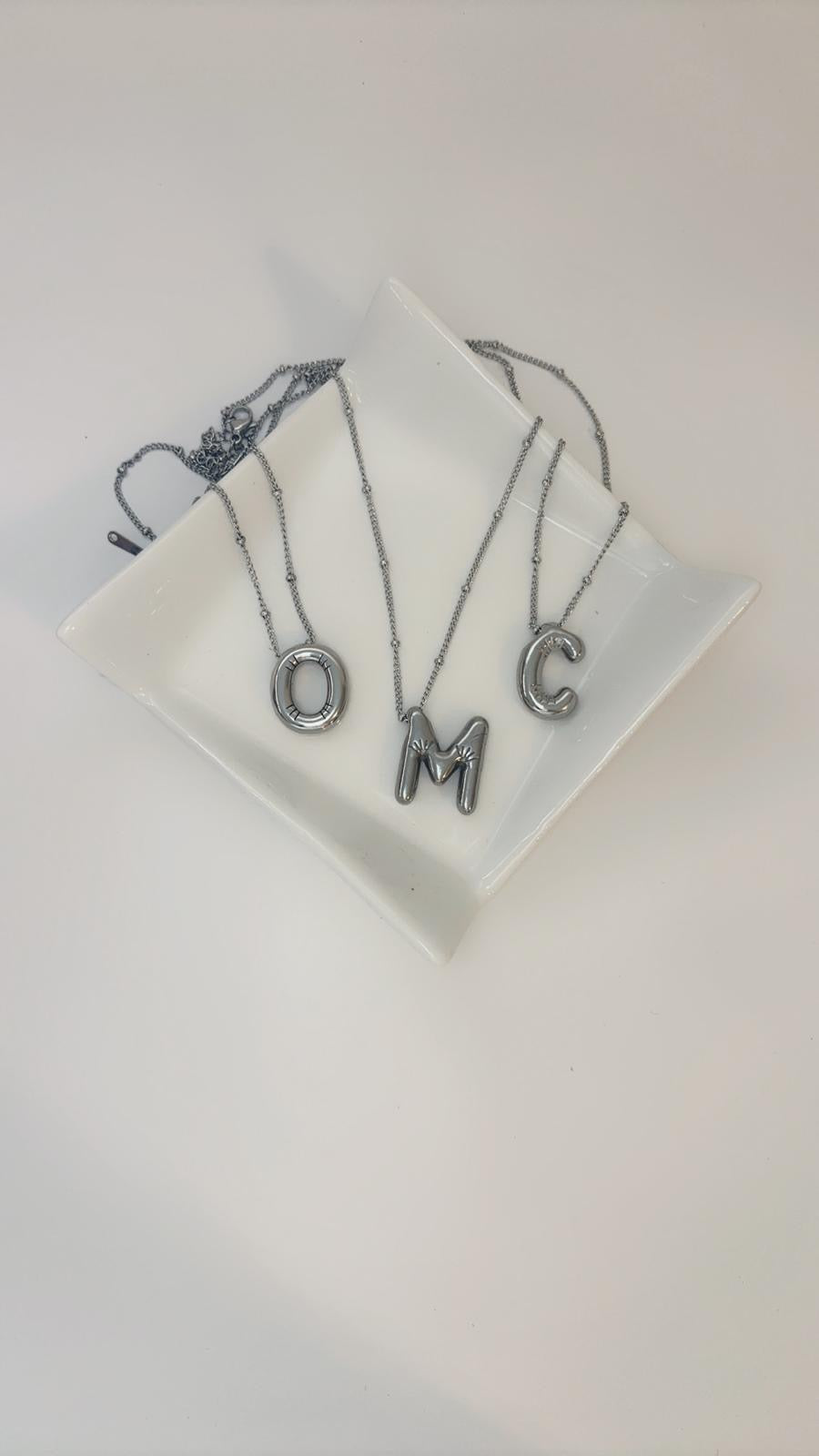 Initial Silver Necklace