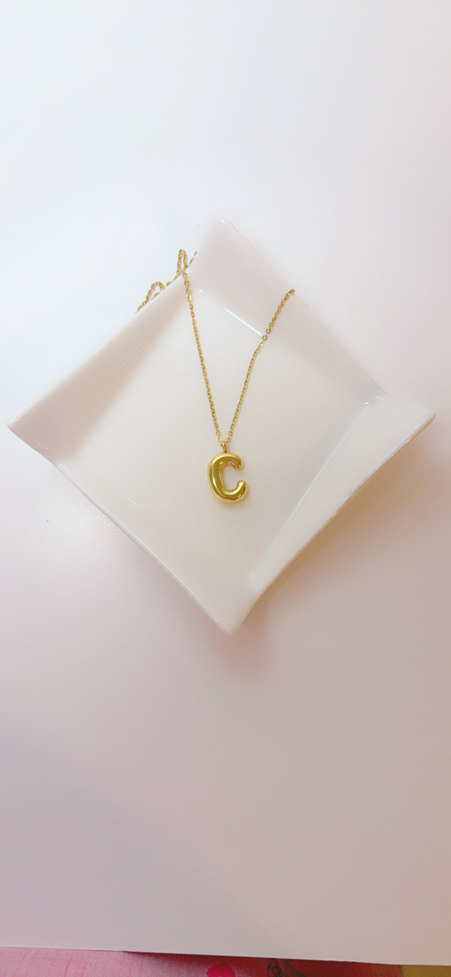 Initial Gold Necklace