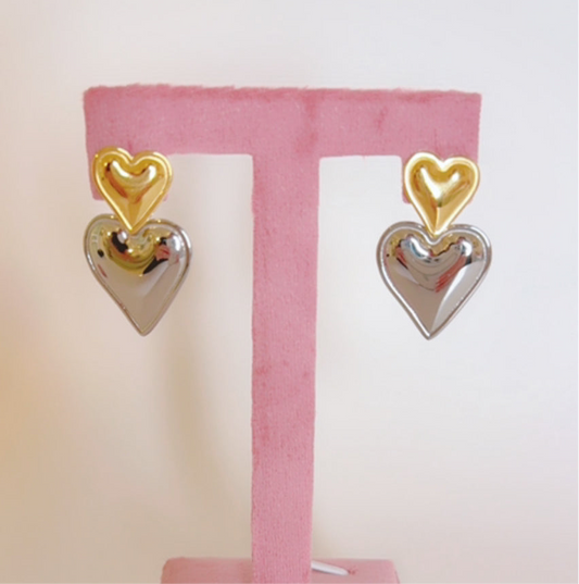 Love dos tonos Earring