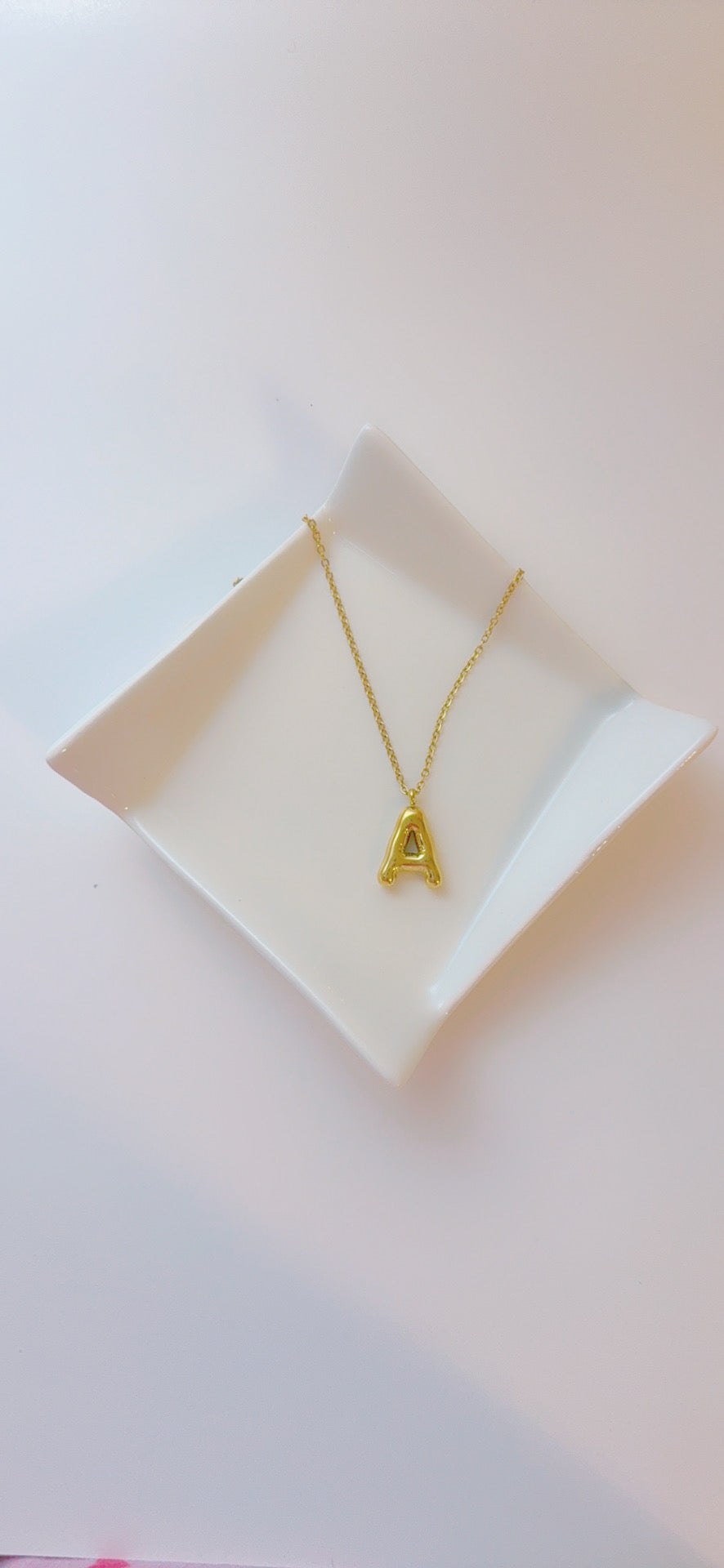 Initial Gold Necklace