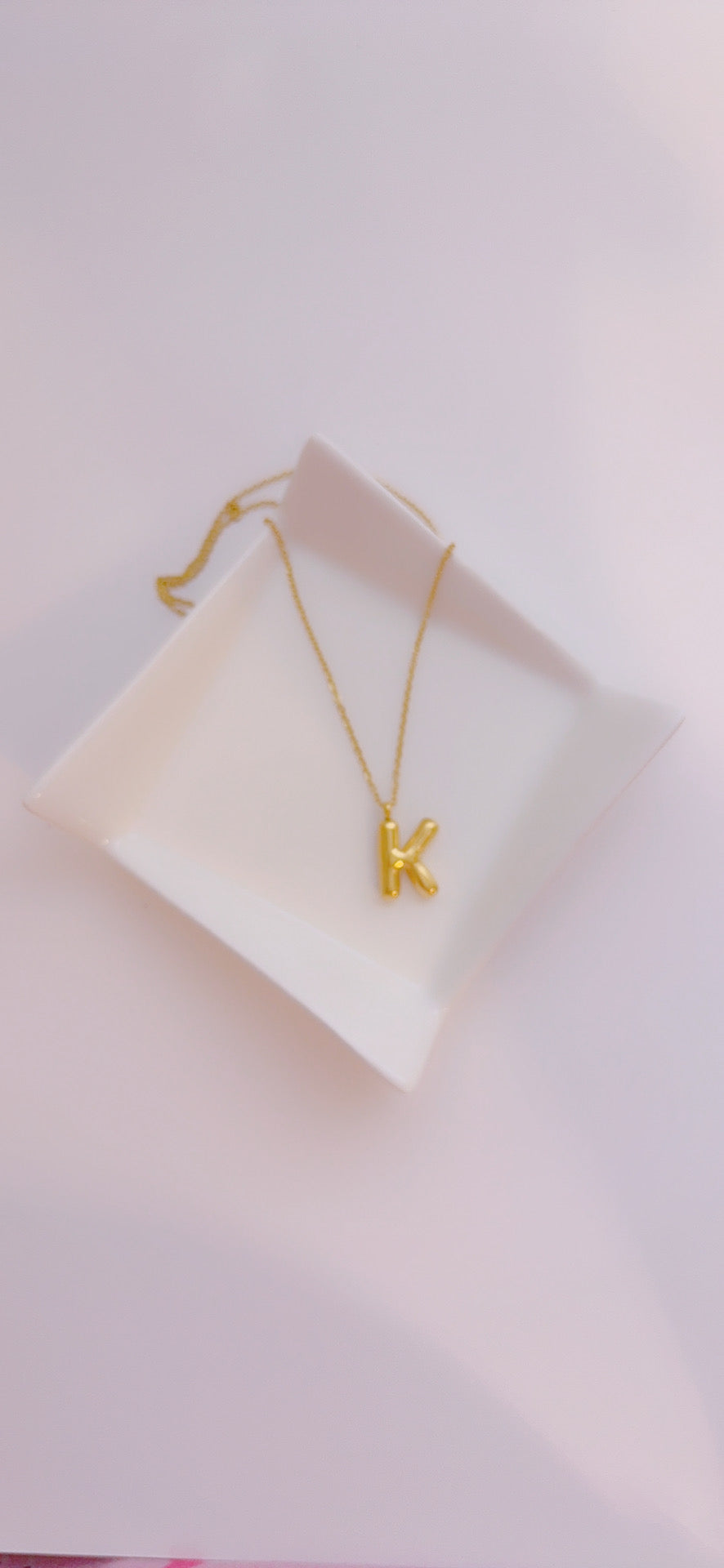 Initial Gold Necklace