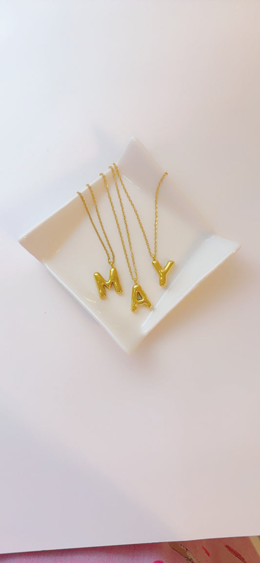 Initial Gold Necklace