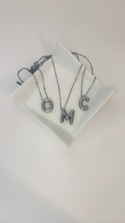 Initial Silver Necklace