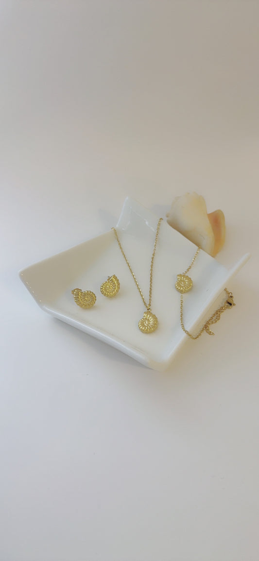 Snail Gold Set