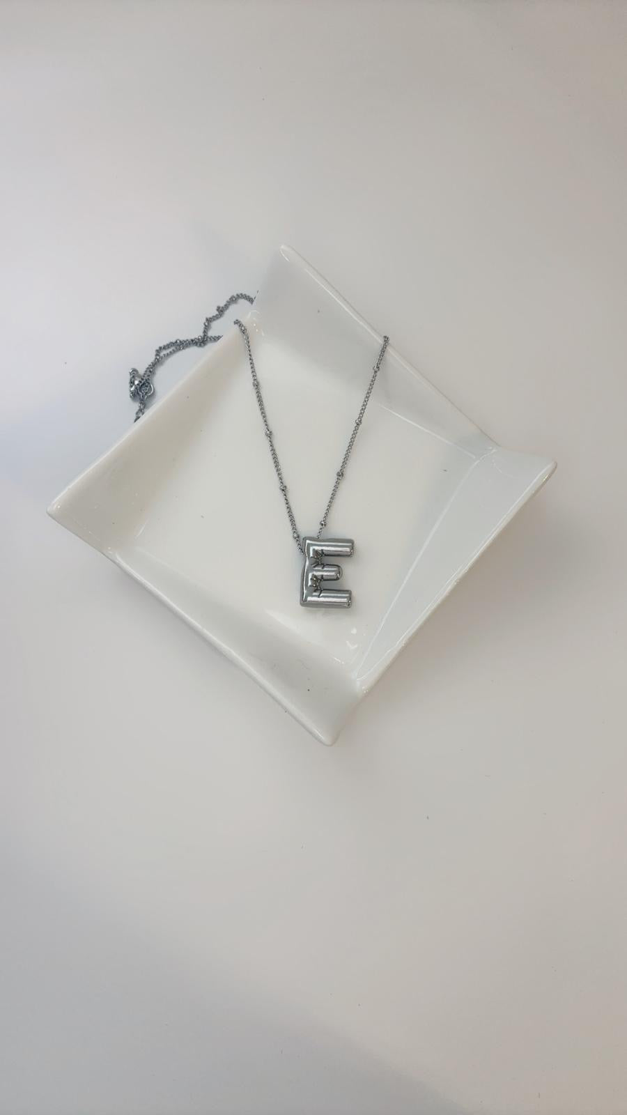 Initial Silver Necklace