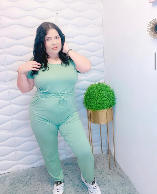 Teal Jumpsuit